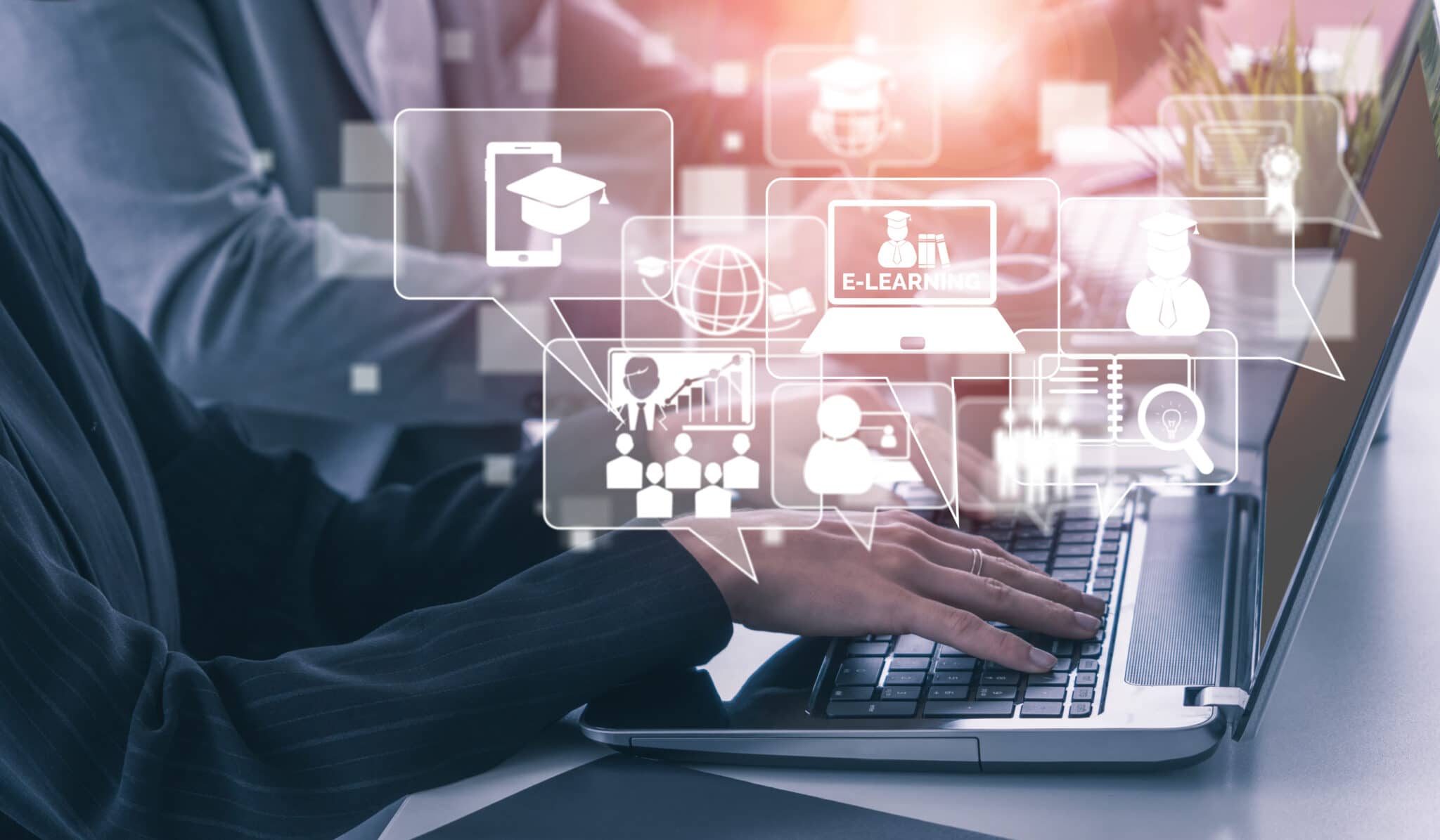 Image représentant l'éducation en ligne